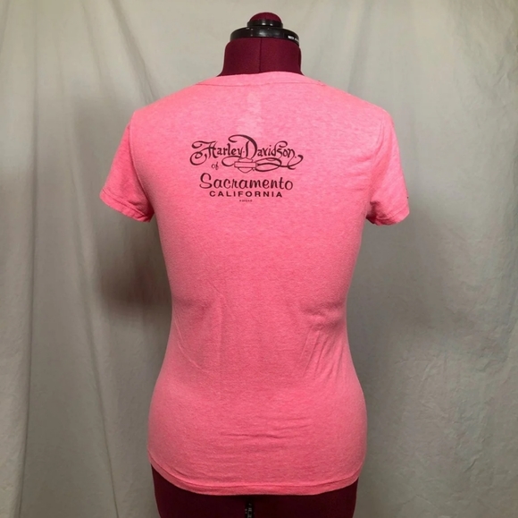 Harley-Davidson Pink V-Neck - Picture 2 of 8
